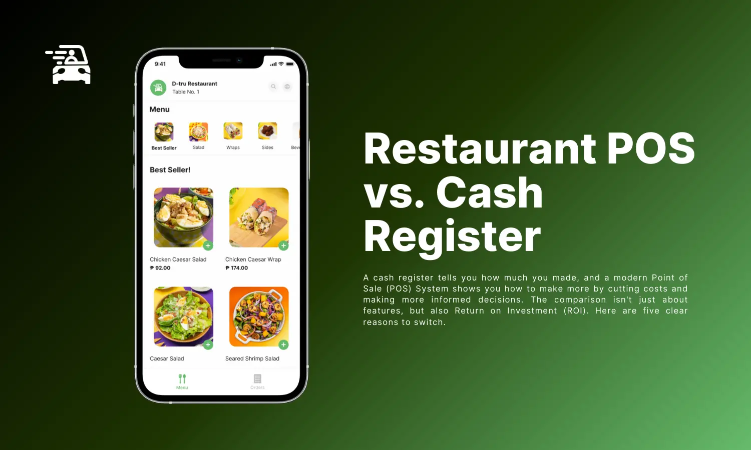 D-Tru | Restaurant POS vs. Cash Register: 5 Reasons to Upgrade for Better ROI D-Tru | Restaurant POS vs. Cash Register: 5 Reasons to Upgrade for Better ROI